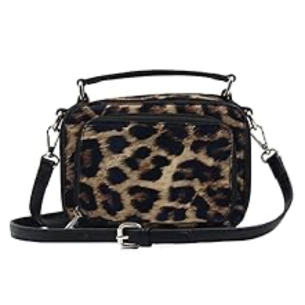 Leopard Print Crossbody Bag